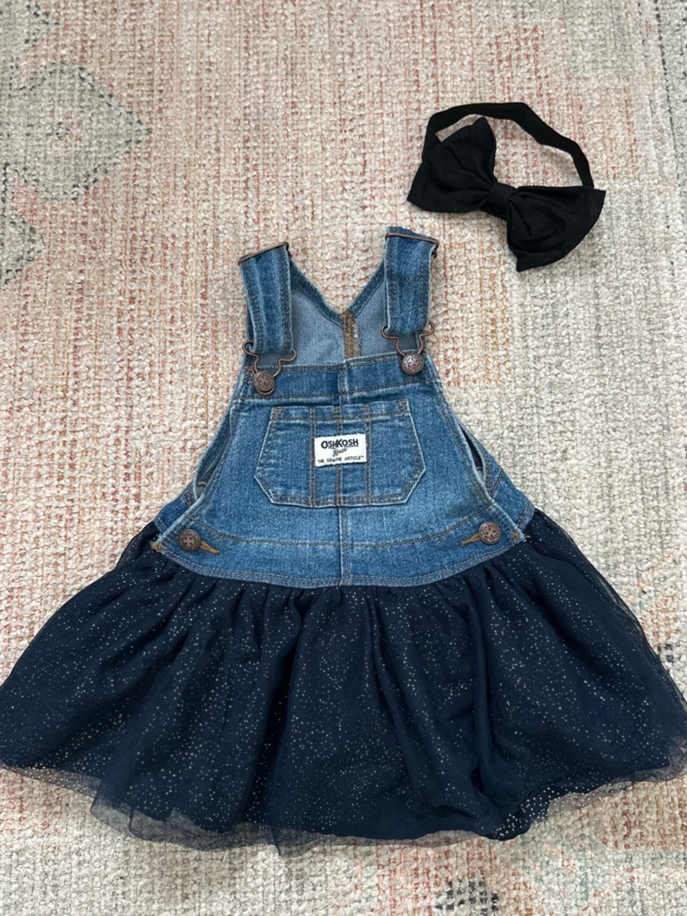 Oshkosh B’gosh Overalls Dress 18M